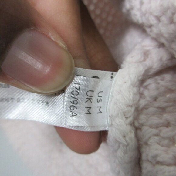 Free People FP Beach Summer Breeze Women's Crochet Top M Pink Button Crop 386 - Picture 6 of 10